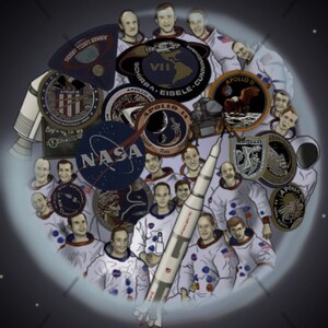 Apollo Program NASA Poster