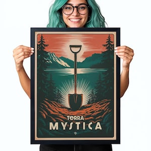 Terra Mystica Board Game Poster for Fans - Transform Landscapes in Style | Unique Art for Your Game Room I DIGITAL DOWNLOAD