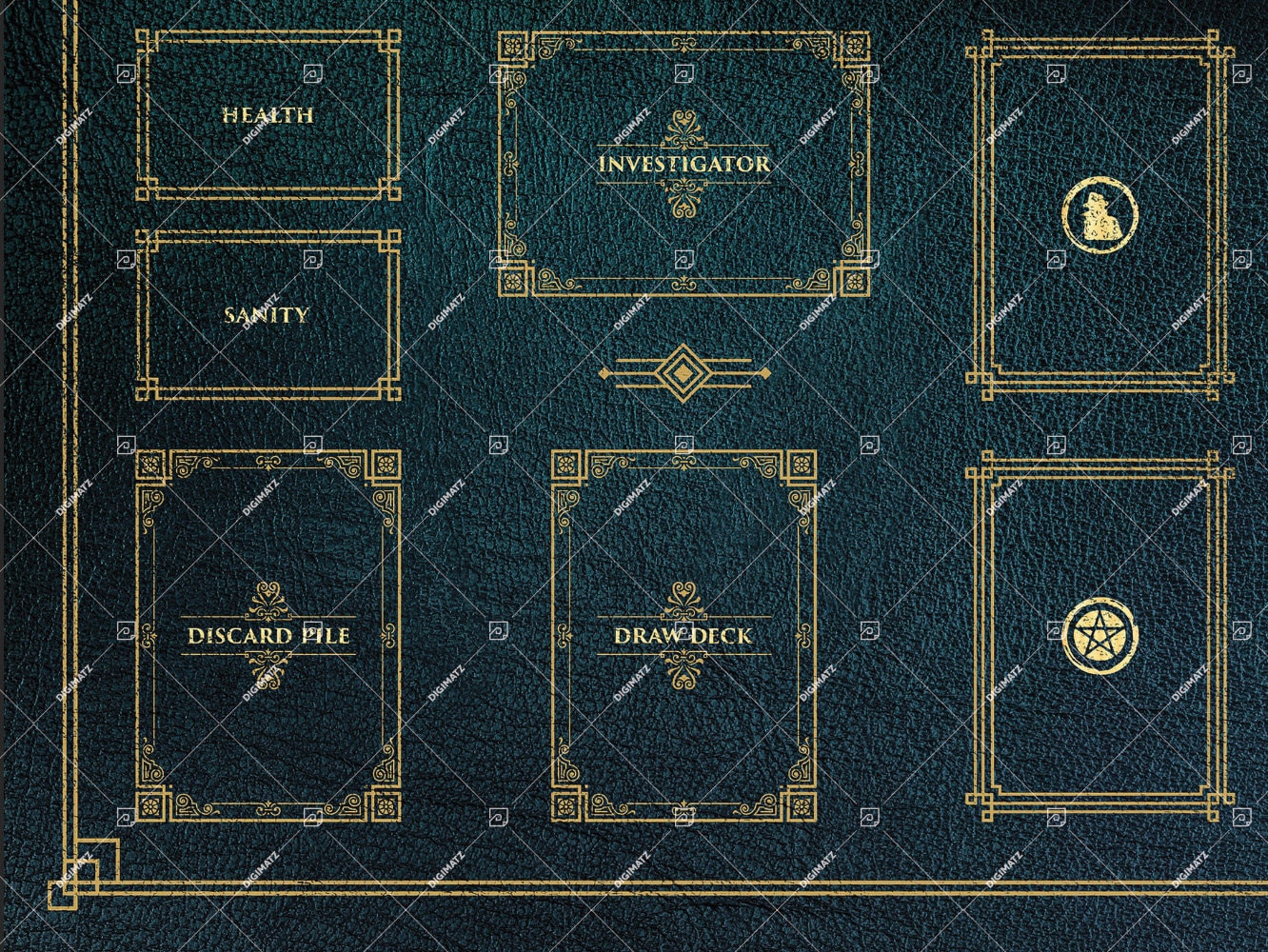 Playmat for Arkham Horror the Card Game 36x36 Digital Etsy