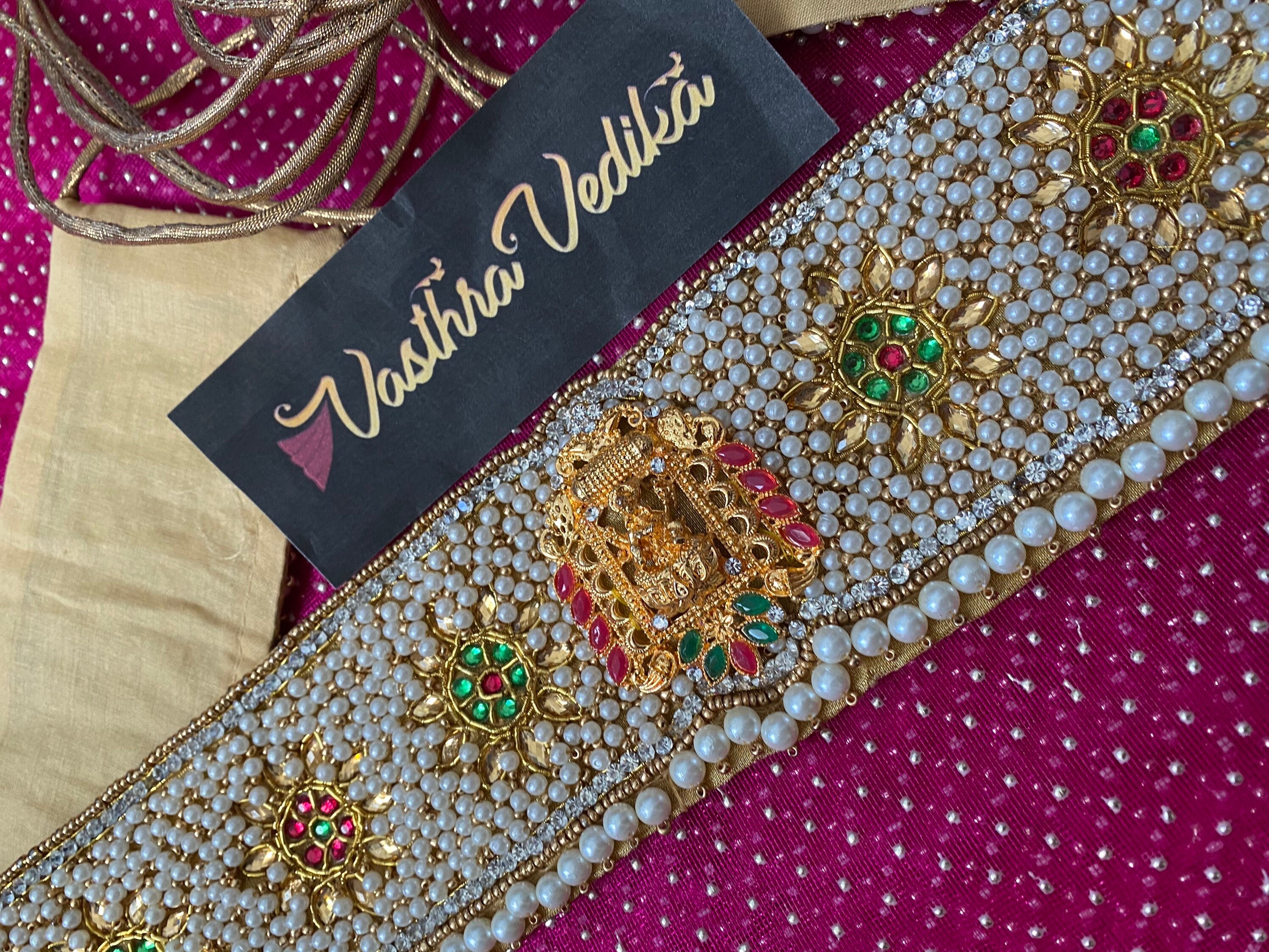 cloth hip belt for saree