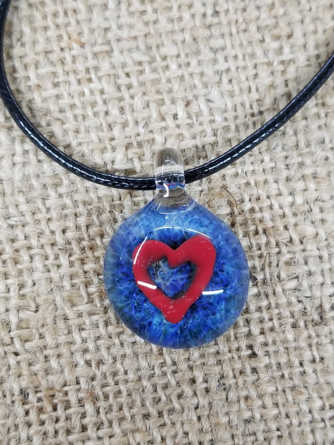 Heart Implosion Pendant - Etsy