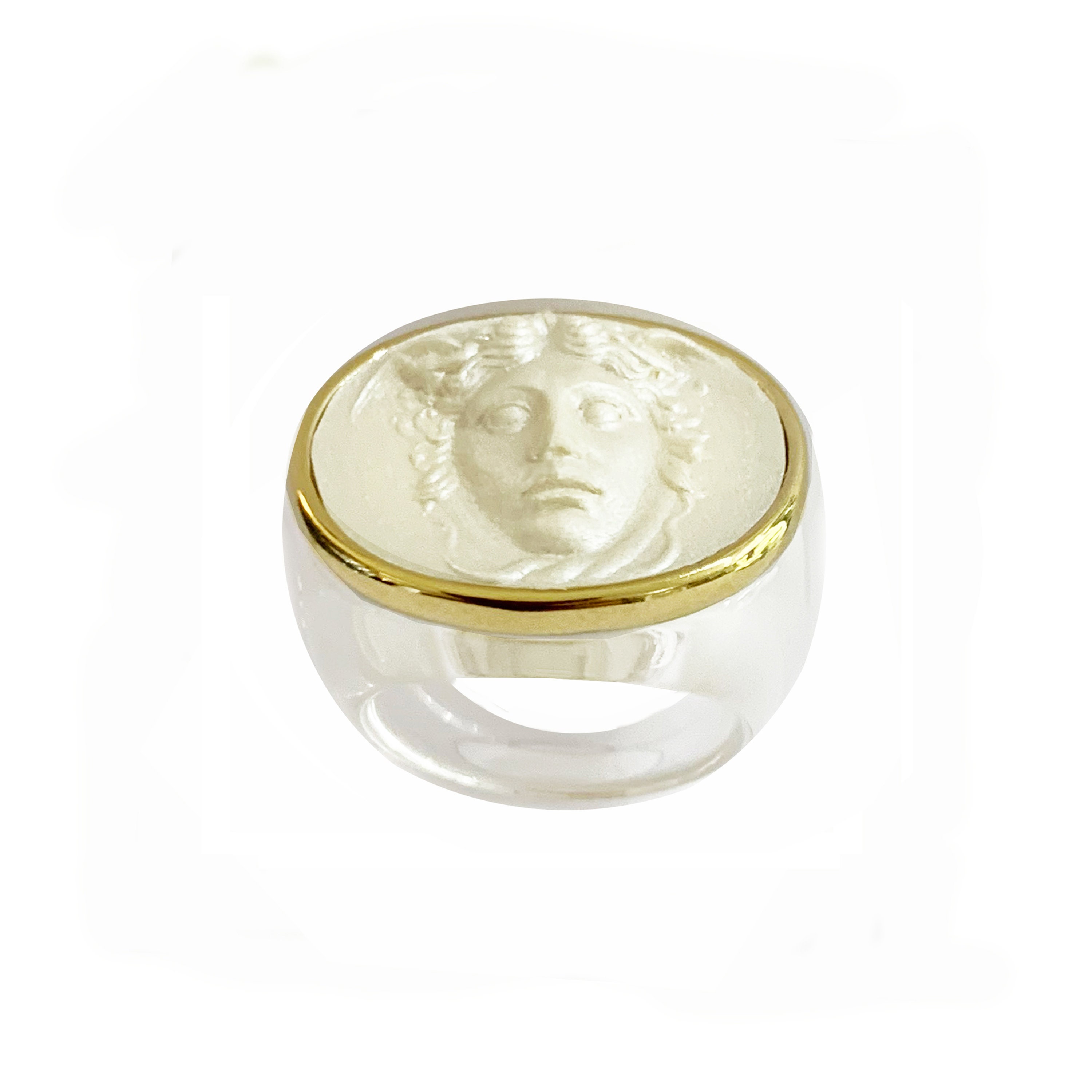 versace wedding ring gold 18k: Buy Online at Best Price in UAE - Amazon.ae