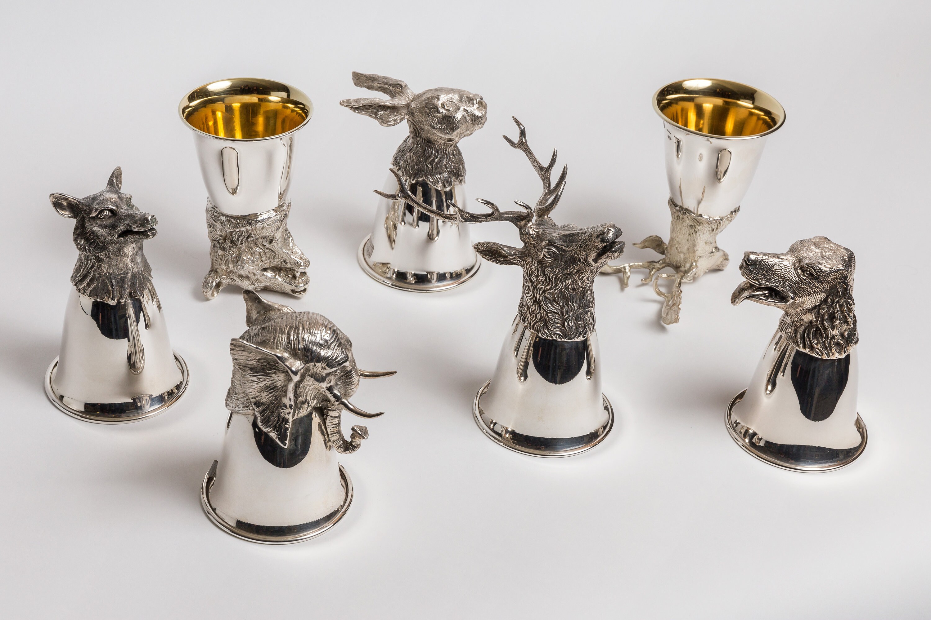 【アンティーク】ヴィンテージ スターラップ カップ【stirrup cup】 Stirrup Cup in Sterling Silver : Hare - Etsy