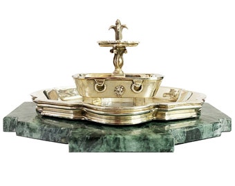 Piazza Farnese sterling silver fountain : Rome, 1626.