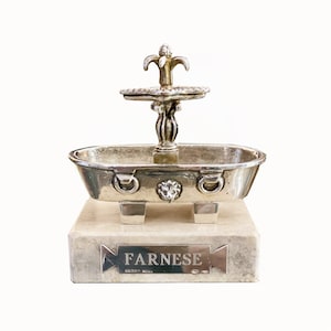 Piazza Farnese sterling silver fountain : Rome, Girolamo Rinaldi, 1626