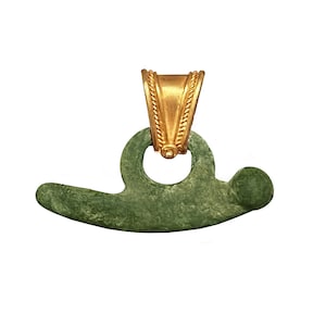 Roman Bronze Phallus-Fascinus 1st-3rd cent. AD 18 kt Gold Pendant