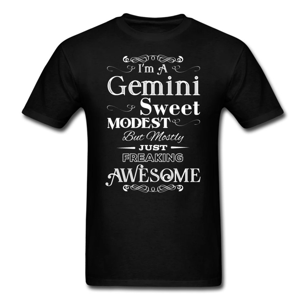 Gemini Tshirt, Gemini Shirt, Gemini Birthday Gift, Gemini Zodiac Sign