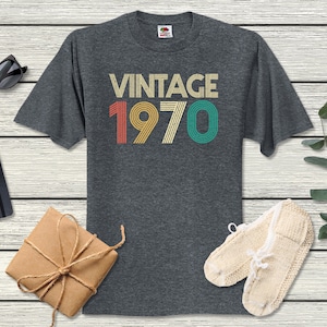 Vintage 1970 Shirt - 50th Birthday Shirt - 1970 Shirt -  50th Birthday Gift - Vintage Birthday Shirt - Gift For Women - 1970 Unisex Shirt