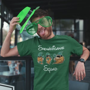 St Patricks Day Shirt - Shenanigans Squad - St. Patrick&#39;s Day Shirt - Funny Irish Shirt - Irish Gnome - Funny Gnome Shirt - Unisex Shirt