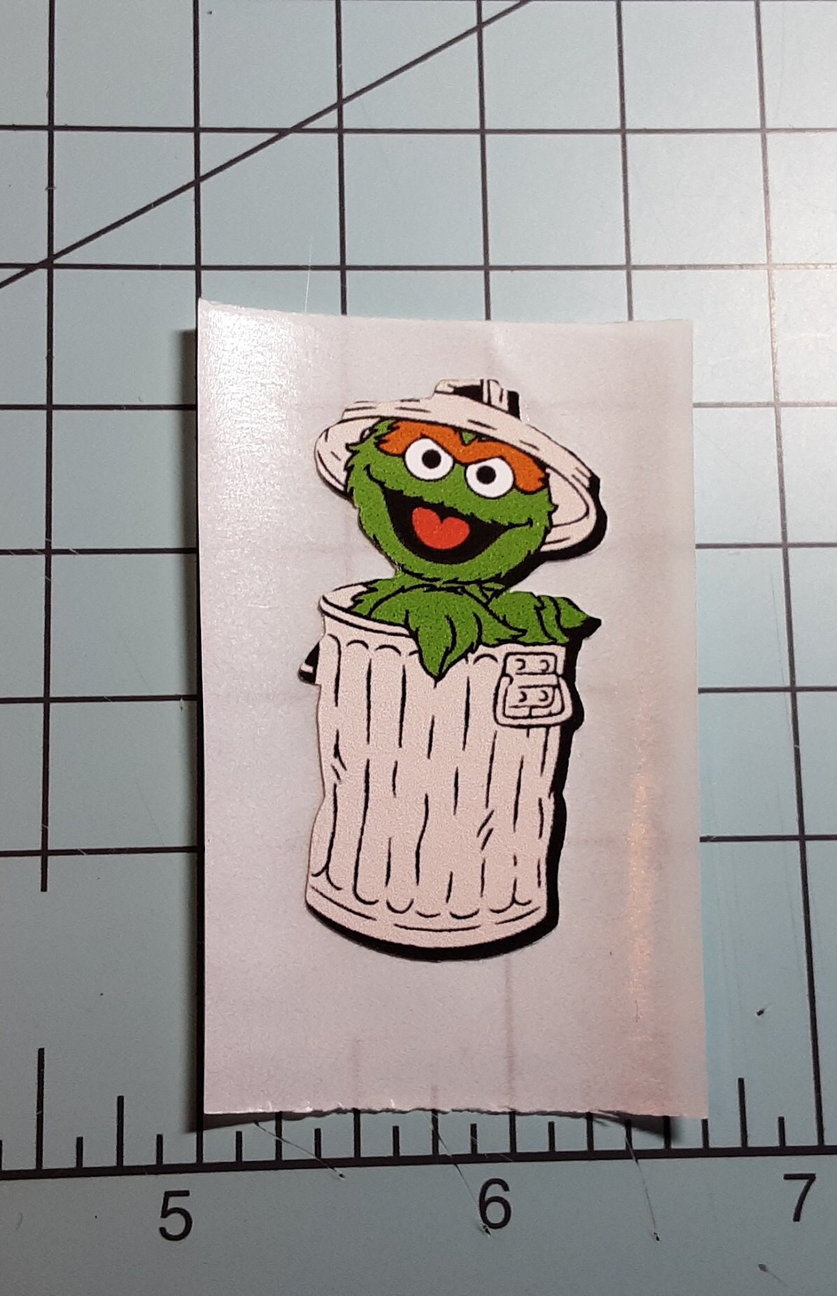 Oscar The Grouch Trash Talker Vinyl Decal