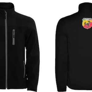 Fiat Abarth 500 skorpion haftowana kurtka softshell giacca jacke weste chaqueta pełny zamek cremallera punto