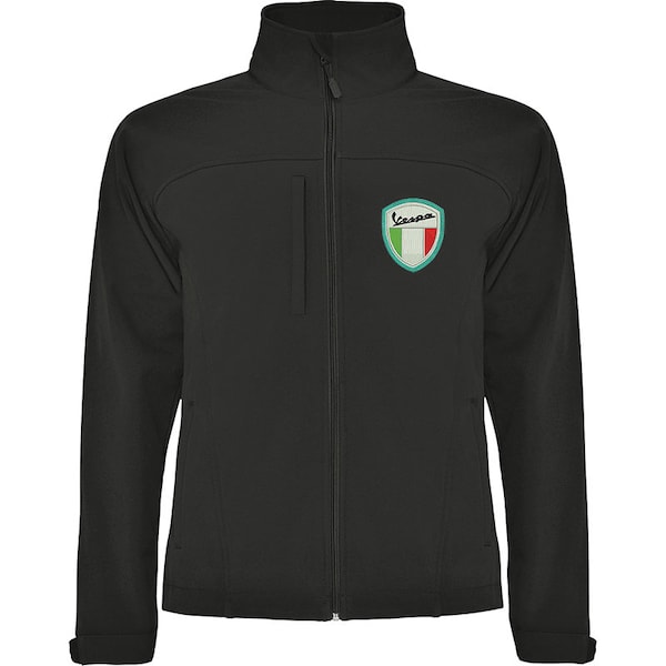 Racing MV Corse softshell embroidered jacket giacca jacke veste chaqueta full zip Vespa scooter