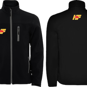 Lancia HF embroidered softshell jacket giacca jacke veste chaqueta full zip cremallera