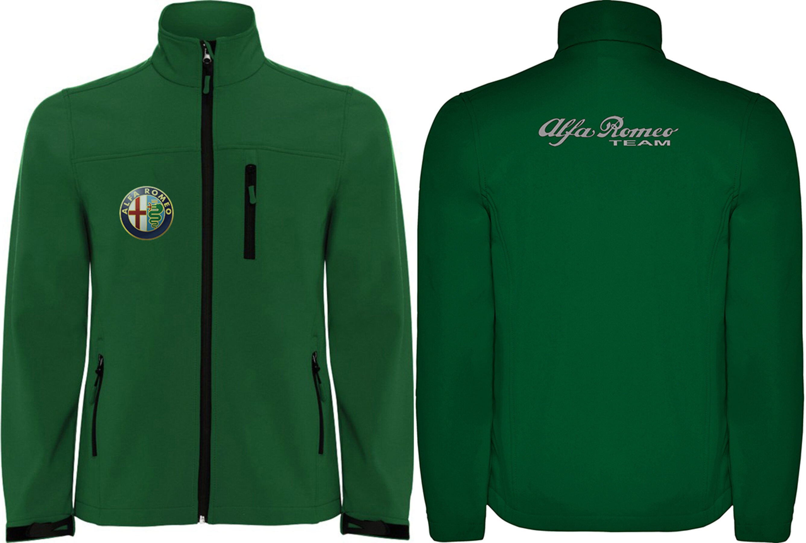Alfa Romeo Team Embroidered Softshell Jacket Giacca Jacke Veste Chaqueta Full Zip Cremallera Selenia Racing Etsy