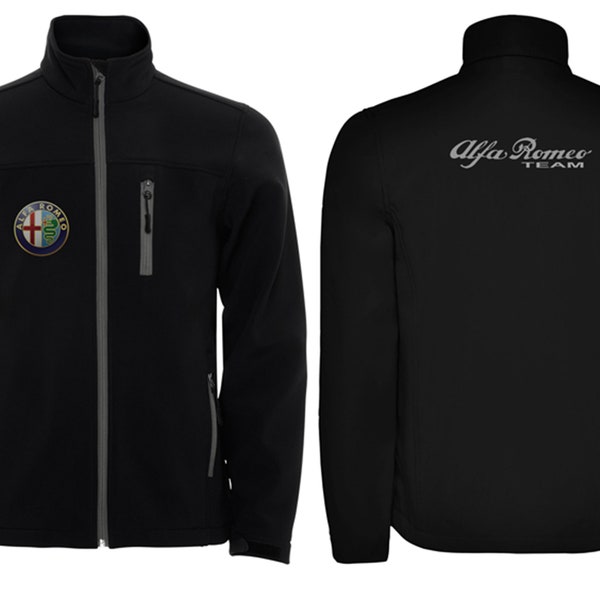 Alfa Romeo Team embroidered softshell jacket giacca jacke veste chaqueta full zip cremallera Selenia racing