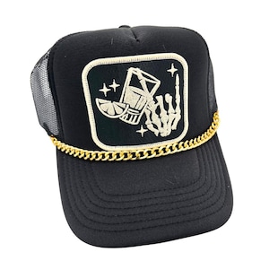 Tequila Shot . Embroidered Patch . Trucker Hat