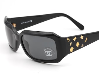 Vintage Chanel Cc Logo Sunglasses - Etsy