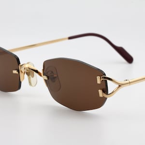 Vintage Cartier Capri sunglasses made in France 90s - new old stock