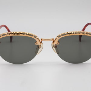 Jean Paul Gaultier ハーフリム　サングラス 56-3175 良品▽JEAN-PAUL GAULTIER ジャンポールゴルチエ 56-3175 オールド