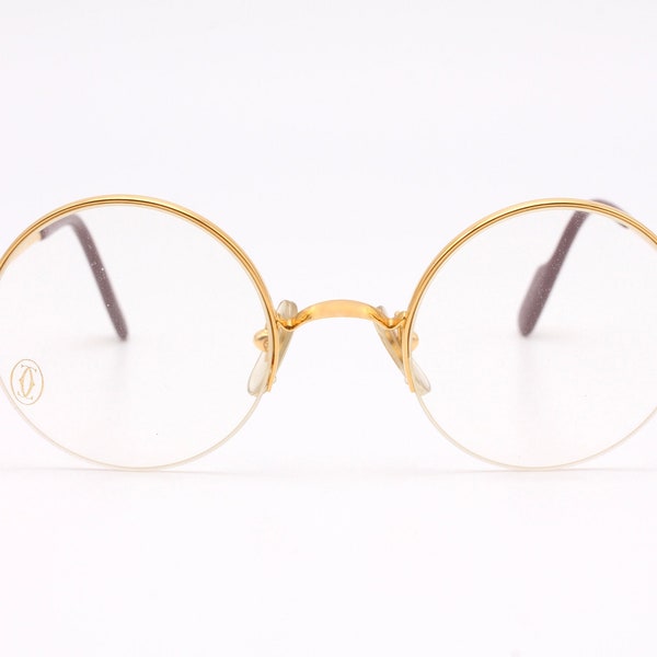 Cartier Mayfair vintage eyeglasses made in France 80's - New Old Stock