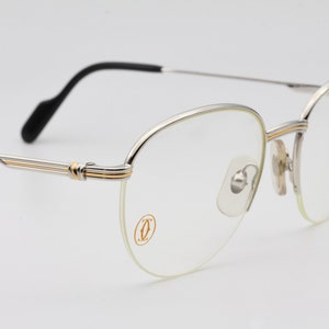 Cartier Colisee vintage luxury eyeglasses made in France 90's
