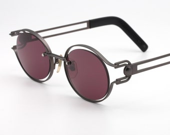 ヨウジヤマモト ヴィンテージ サングラス 52-7001 ブラック  グリーン