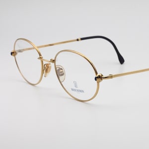 Vintage-Brille Boucheron 210-02, hergestellt in Frankreich der 90er Jahre – neuer, alter Lagerbestand – Original-Brillenetui nicht im Lieferumfang enthalten