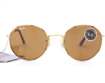 Ray Ban B&L U.S.A. round Tortuga vintage sunglasses / round pantos sunglasses / made in the 90s New Old Stock