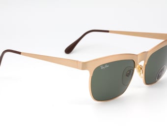 Óculos de sol vintage Ray Ban B&L W0755 fabricados na França nos anos 90 - Novos e antigos