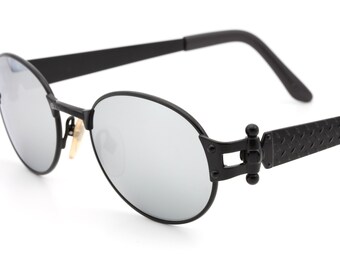 Gaultier unisex oval sunglasses box titanium liliac  vtg rare 80s nos 
