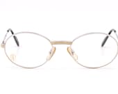 Cartier Saint-Honoré Platine Edition vintage eyeglasses made in France 90 39 s - New Old Stock - Full Set Included