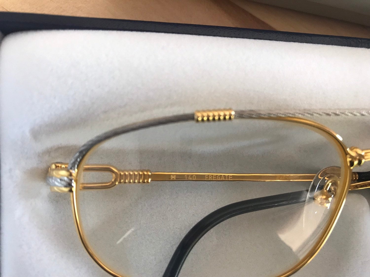 Fred Fregate Vintage Eyeglasses / Luxury Glasses Gold Plated / - Etsy