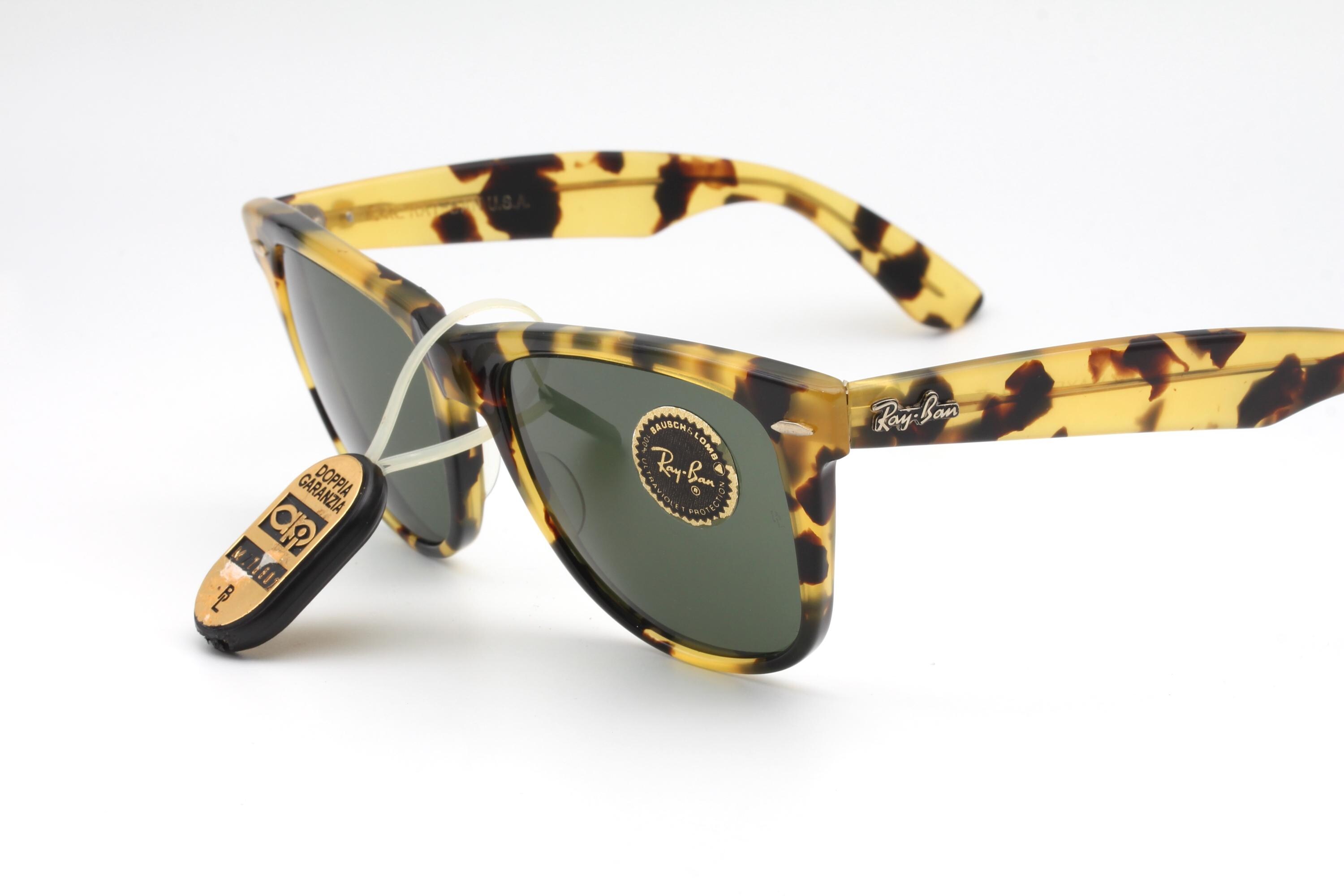 Ray Ban B&L Wayfarer II Vintage Sunglasses Made in USA 80's - New