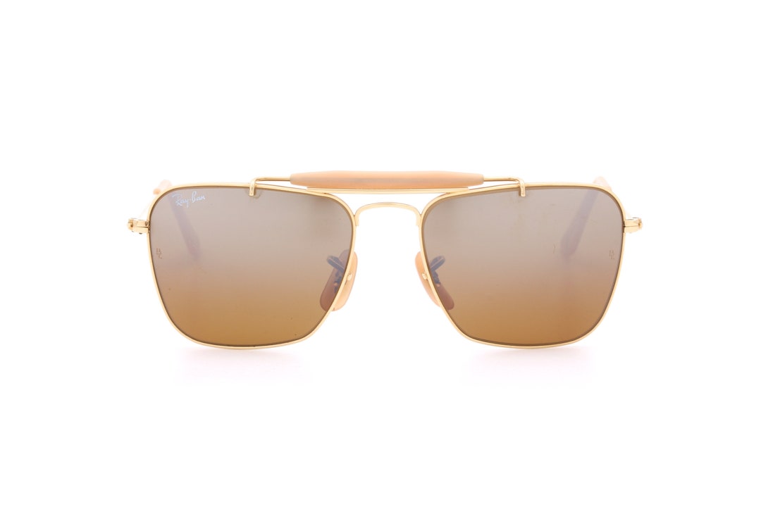 Ray Ban B&L Small Caravan W1348 Vintage Sunglasses With T.g.m. Top