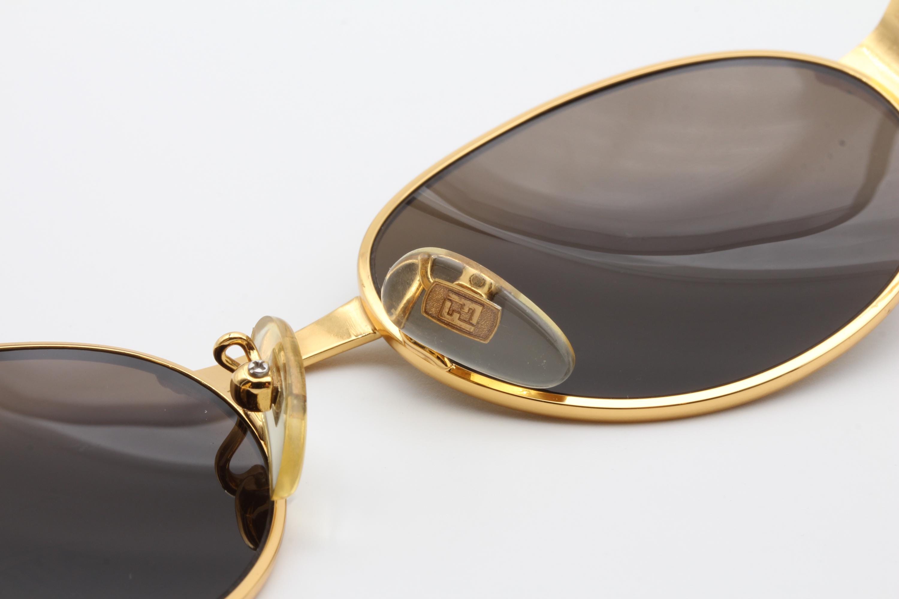 FENDI（フェンディ）ヴィンテージモデルSL7040 レディースサングラス Vintage Sunglasses Fendi SL7040 Made in Italy 80s - New Old Stock