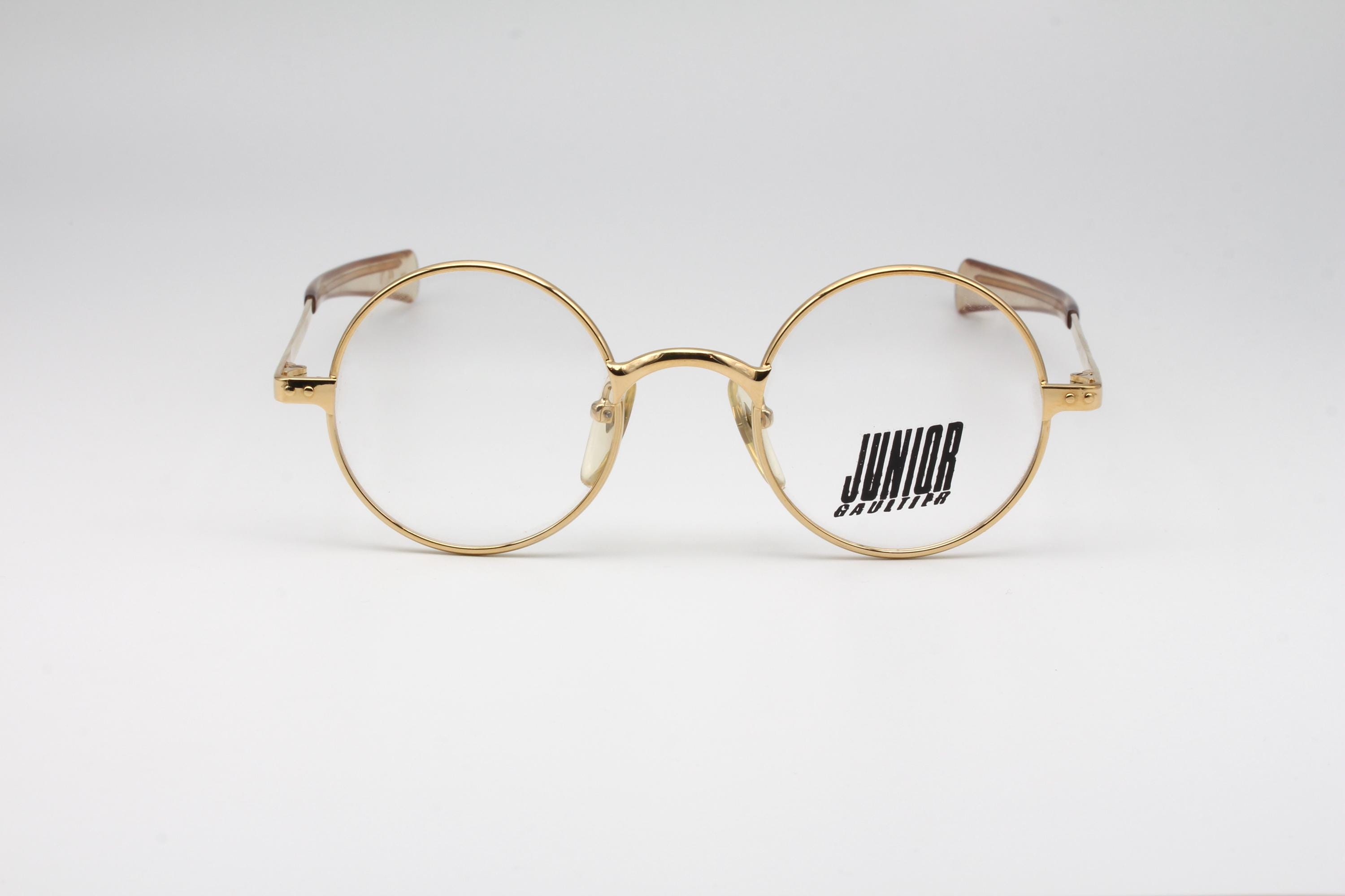 Junior Gaultier 57 0173 Vintage Eyeglasses Made in Japan 90's New