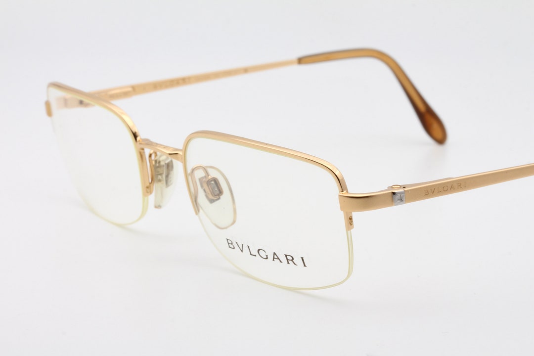 Bulgari 136 Vintage Eyeglasses Made in Italy 2000's New - Etsy