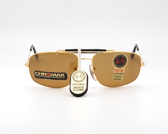 Usa Ray Ban B&l Outdoorsman 58mm Used , Diamond Hard Lens