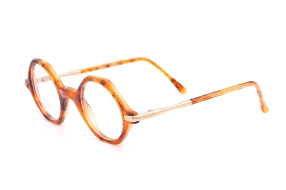 Vintage Gucci GG 1138 A54 glasses frames / hexago… - image 3