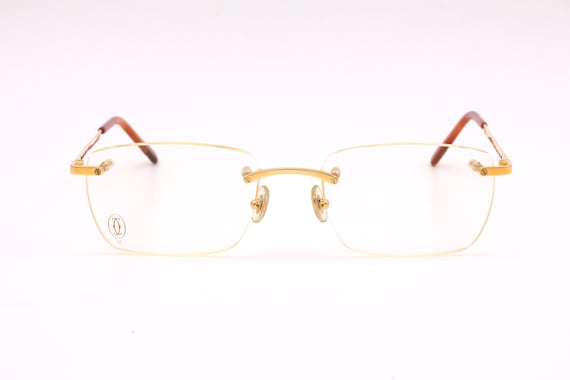 Cartier T-Eye gafas vintage de titanio monturas gafas - Etsy México