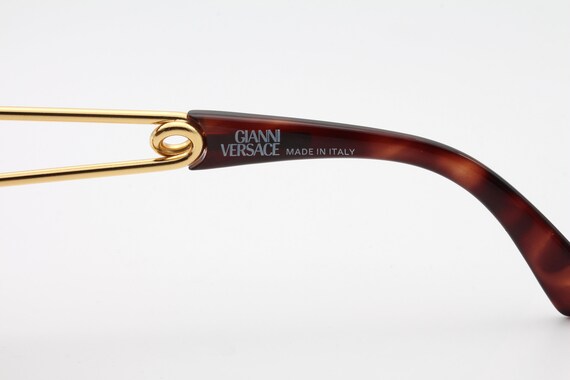 Versace Mod 427 vintage luxury sunglasses / oval … - image 6