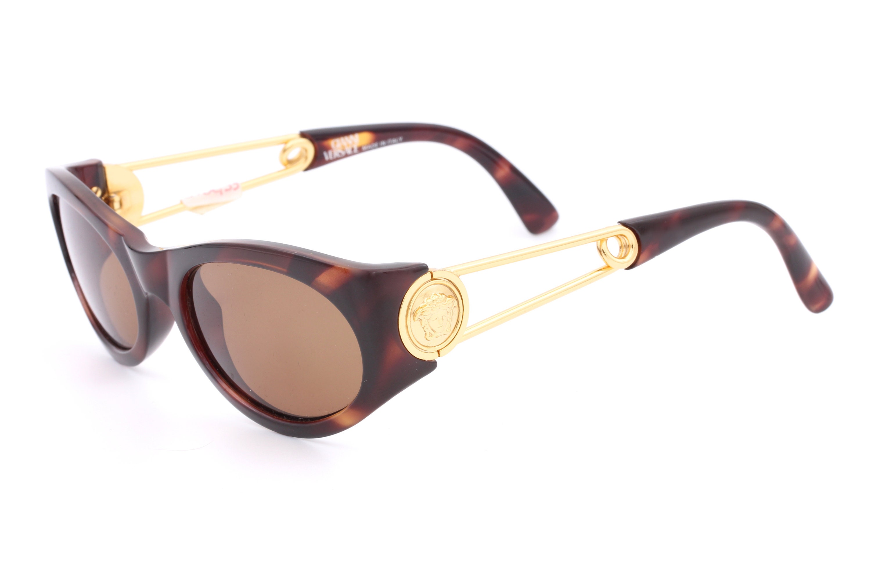ヴィンテージ　Gianni Versace サングラス Italy made GIANNI VERSACE iconic black sunglasses w/ Starfish from SS