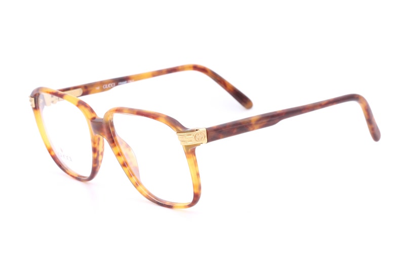 Noble Gucci GG 1117/N vintage eyeglasses / square glasses frames made in Italy in the 80s image 2