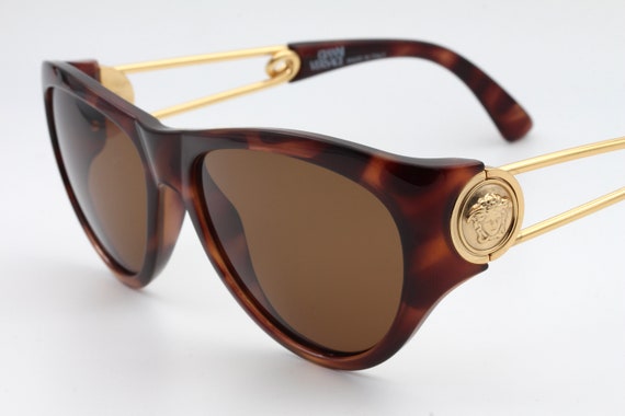 Versace Mod 427 vintage luxury sunglasses / oval … - image 1