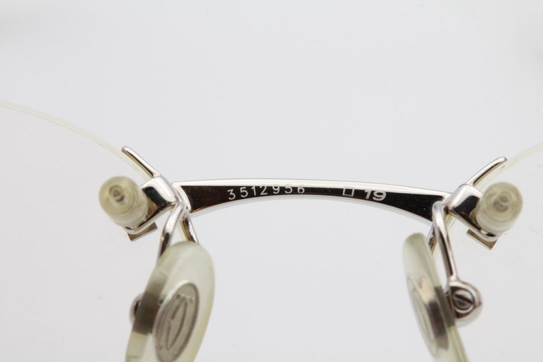 vintage cartier glasses wood