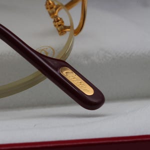 Cartier Madison vintage eyeglasses made in France 80's - New Old Stock image 9
