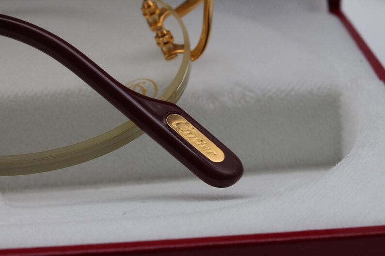 Cartier Madison vintage eyeglasses made in France 80's - New Old Stock image 9