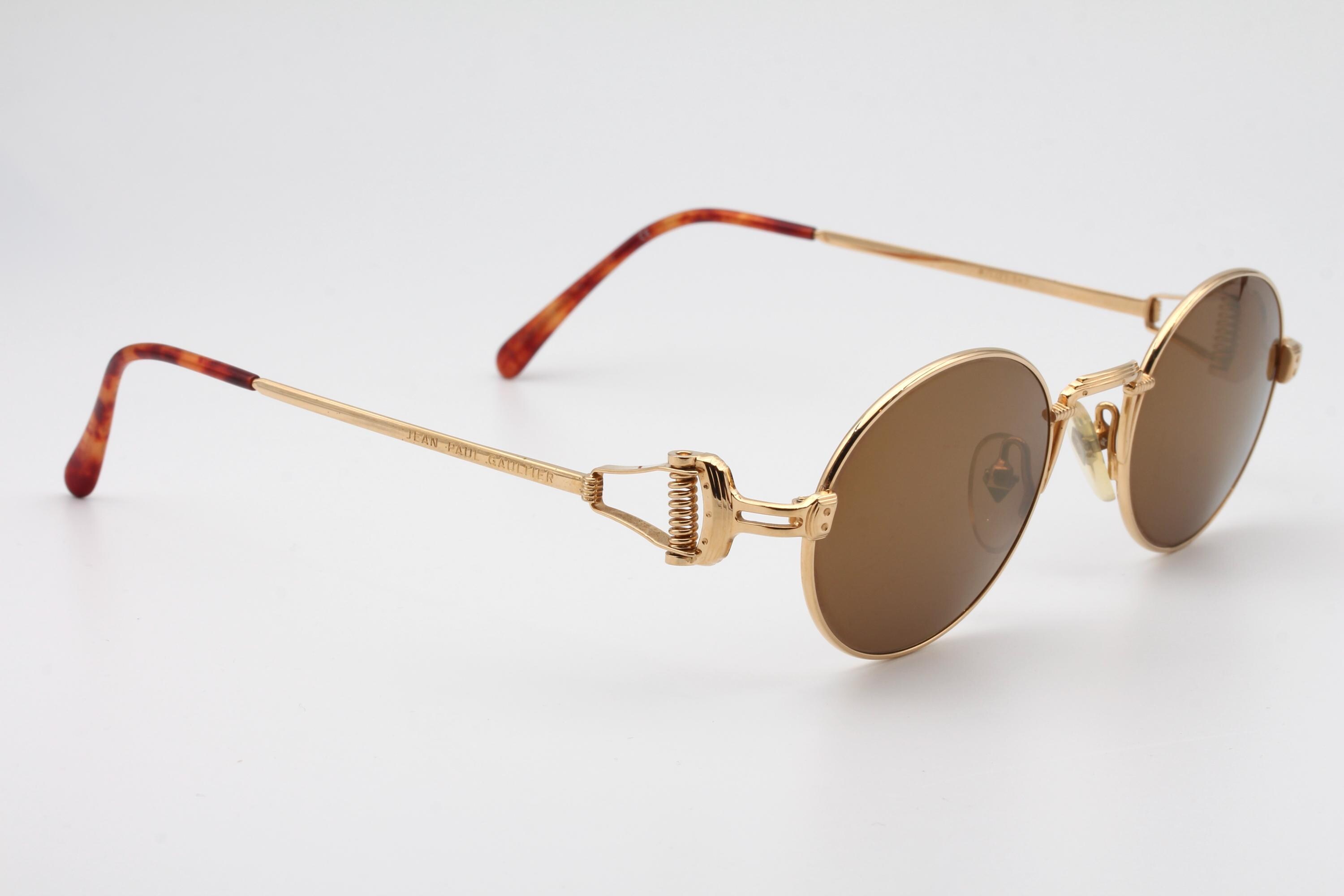 Jean Paul Gaultier 55 5106 Vintage Sunglasses Made in Japan 90's