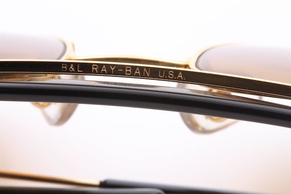 Ray Ban B&L Small Caravan vintage sunglasses with… - image 8
