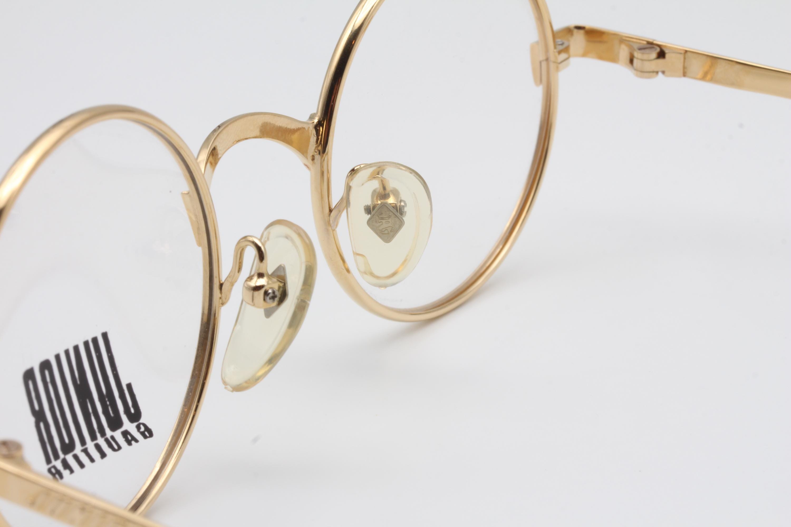 Junior Gaultier 57 0173 Vintage Eyeglasses Made in Japan 90's New